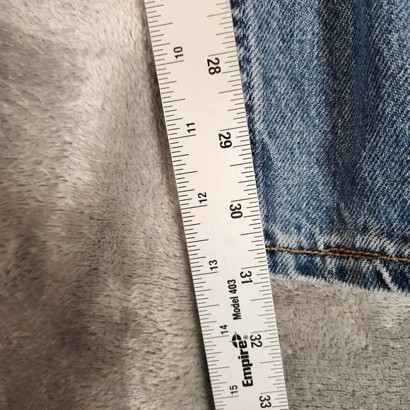 Vintage Levi's Jeans 505‎ Men's 34X31 (Tag 36X32) Blue Regular Straight Cotton - Picture 4 of 14